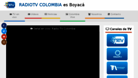 What Radiotvcolombia.com website looked like in 2018 (5 years ago)