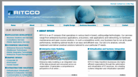 What Ritcco.com website looked like in 2018 (5 years ago)