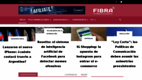 What Revistafibra.info website looked like in 2018 (5 years ago)