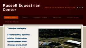 What Russellequestriancenter.com website looked like in 2018 (5 years ago)