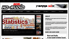 What Realhd-audio.com website looked like in 2018 (5 years ago)