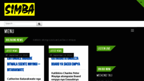 What Radiosimba.ug website looked like in 2018 (5 years ago)