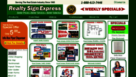 What Realtysignexpress.com website looked like in 2018 (5 years ago)