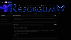 What Resurgum.guildlaunch.com website looked like in 2018 (5 years ago)