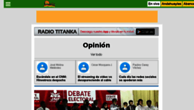 What Radiotitanka.pe website looked like in 2018 (7 years ago)