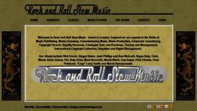 What Rockandrollstewmusic.com website looked like in 2018 (5 years ago)