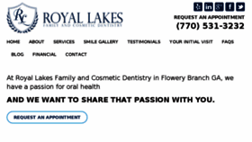 What Royallakesdental.com website looked like in 2018 (5 years ago)