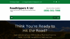 What Roadtrippersrus.com website looked like in 2018 (5 years ago)