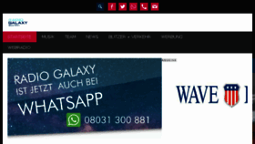 What Radio-galaxy.com website looked like in 2018 (5 years ago)