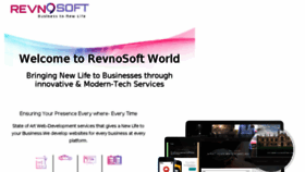 What Revnosoft.com website looked like in 2018 (5 years ago)