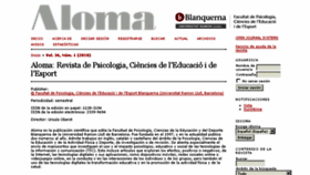 What Revistaaloma.net website looked like in 2018 (5 years ago)