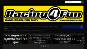 What Racing4fun.dk website looked like in 2018 (5 years ago)