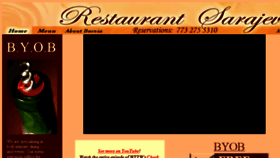 What Restaurantsarajevo.com website looked like in 2018 (5 years ago)