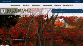 What Richmondri.com website looked like in 2018 (5 years ago)