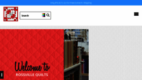 What Rossvillequilts.com website looked like in 2018 (5 years ago)