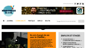 What Reunionnaisdumonde.com website looked like in 2018 (5 years ago)