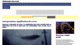 What Reve-interprete.com website looked like in 2018 (5 years ago)