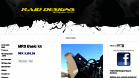 What Raiddesigns.com website looked like in 2018 (5 years ago)