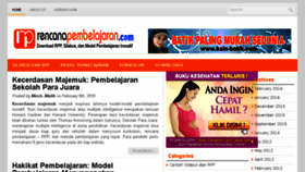 What Rencanapembelajaran.com website looked like in 2018 (5 years ago)