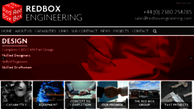 What Redboxengineering.com website looked like in 2018 (5 years ago)