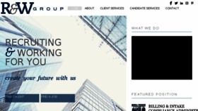 What R-wgroup.com website looked like in 2018 (5 years ago)