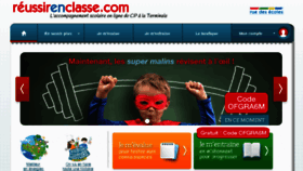 What Reussirenclasse.com website looked like in 2018 (5 years ago)