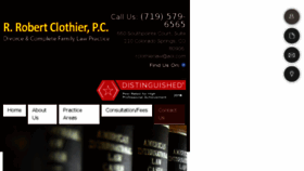 What Robertclothier.com website looked like in 2018 (5 years ago)