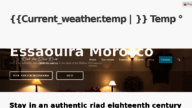 What Riadessaouira.fr website looked like in 2018 (5 years ago)
