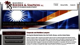 What Reedersimpson.com website looked like in 2018 (5 years ago)