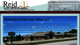 What Reid-lawoffice.com website looked like in 2018 (5 years ago)