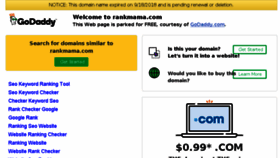 What Rankmama.com website looked like in 2018 (5 years ago)