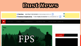 What Rustnews.ru website looked like in 2018 (5 years ago)