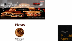 What Romeospizza.com website looked like in 2018 (5 years ago)