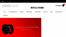 What Royalstore.id website looked like in 2018 (5 years ago)