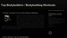 What Rxbodybuilders.com website looked like in 2018 (5 years ago)
