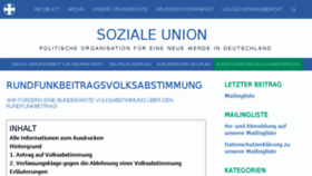 What Rundfunkbeitragsklage.de website looked like in 2018 (5 years ago)