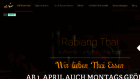 What Rabiangthai.de website looked like in 2018 (5 years ago)
