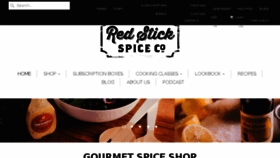 What Redstickspice.com website looked like in 2018 (5 years ago)