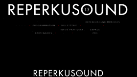 What Reperkusound.com website looked like in 2018 (5 years ago)