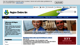 What Regionorebrolan.se website looked like in 2018 (7 years ago)
