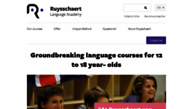 What Ruysschaert.be website looked like in 2018 (5 years ago)
