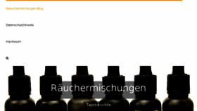 What Raeuchermischungen-portal.com website looked like in 2018 (5 years ago)