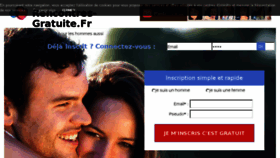 What Rencontres-gratuite.fr website looked like in 2018 (5 years ago)