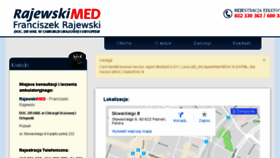 What Rajewskimed.pl website looked like in 2018 (5 years ago)