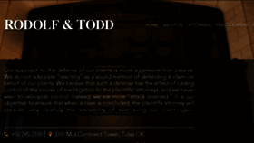 What Rodolftodd.com website looked like in 2018 (5 years ago)