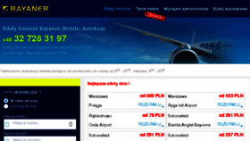 What Rayaner.pl website looked like in 2018 (6 years ago)