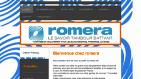 What Romera-blanchisserie.fr website looked like in 2018 (5 years ago)