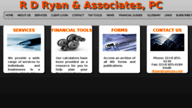 What Ryancpa.com website looked like in 2018 (5 years ago)