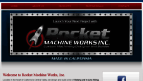 What Rocketmachineworksinc.com website looked like in 2018 (5 years ago)