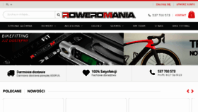 What Roweromania.pl website looked like in 2018 (5 years ago)